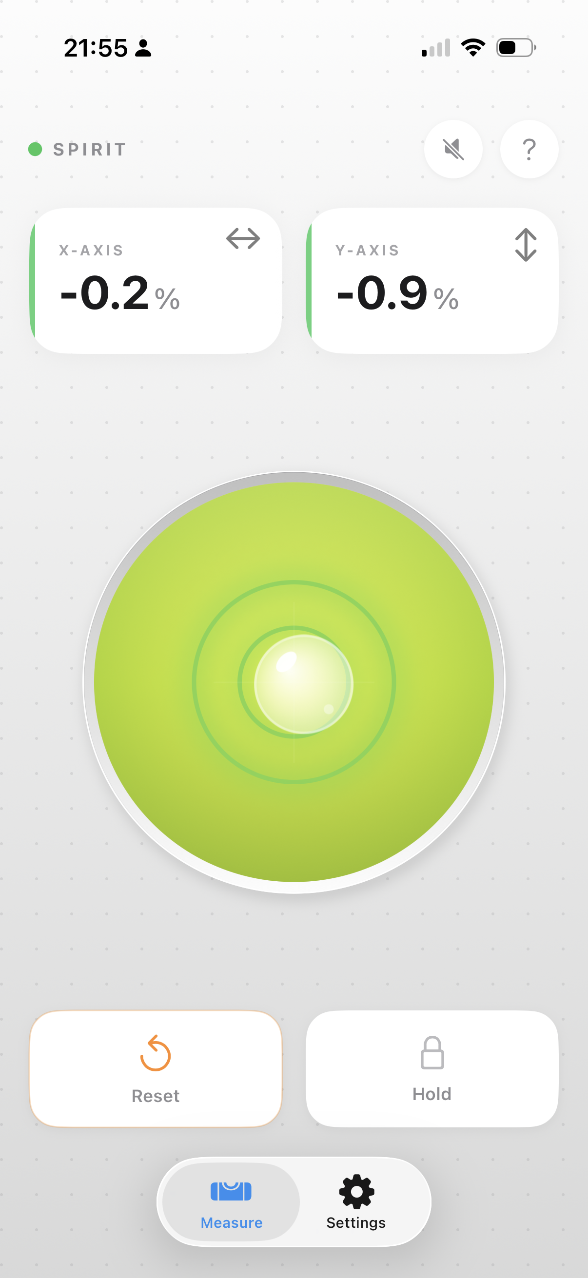 Bubble Level Max on iPhone